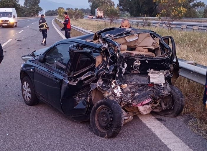 Aydın-İzmir Otoyolu’nda Kaza. 1 Ölü