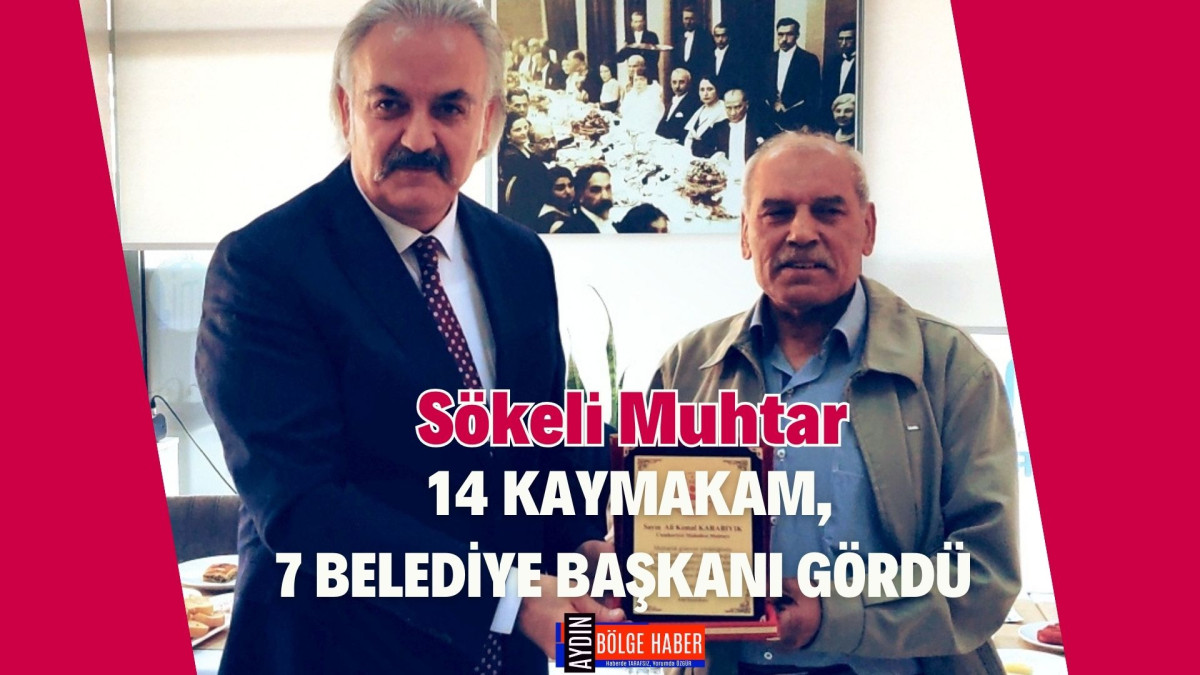 Kaymakam Akça, Muhtar Karabıyık'ı onurlandırdı 